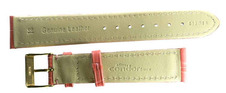 (image for) Condor High-quality Wrist Watch Band 18mm Pink