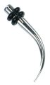 (image for) Stainless steel body piercing expander 6G