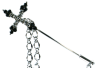 (image for) Lapel pin chain with the lily cross