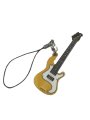 (image for) Guitar Mobile Strap, yellow, electric guitar, acoustic guitar, music goods, men's, women's, gift, stylish, musical instrument mo