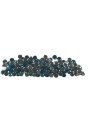(image for) Rhinestones, 11-color set, 3mm width, 100 pieces per color, decorative material for nails and handmade crafts