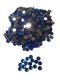 (商品画像) ●4mm● デコ用ストーン 2000粒 ブルー ライン ハンドメイド ネイル キラキラ ビジュー パーツ DIY 工作 青