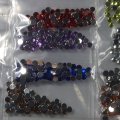 (image for) 5mm Decorative Stones, 14 Colors, Set of 100, for Line, Handmade Nails, Sparkling, Bijou Parts, DIY Crafts
