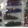 (image for) 5mm Decorative Stones, 14 Colors, Set of 100, for Line, Handmade Nails, Sparkling, Bijou Parts, DIY Crafts