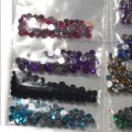 (image for) 5mm Decorative Stones, 14 Colors, Set of 100, for Line, Handmade Nails, Sparkling, Bijou Parts, DIY Crafts