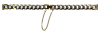 (image for) Snake Gold silver plated brass material watch belt 10mm