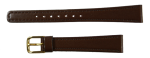 (image for) Bear Clarino Chocolate Leather Strap, 14mm