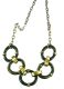 (image for) Five Antique Gold Ring Necklaces