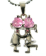 (商品画像) LOVERS ピンク ハート CZ ネックレス