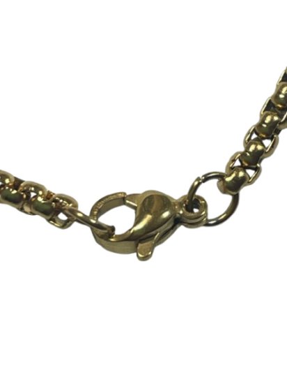 (image for) [Stunning!] Gold Peace Sign Necklace, Unisex, Perfect for Street Fashion