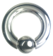 (image for) [6pcs]Stainless body pierced earring 2G 16mm Spring ball 10mm