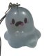 (商品画像) 暗闇で光る！かわいいオバケの携帯ストラップ E　蓄光 夜光 お化け キャラクター雑貨 キーリング バッグアクセサリー