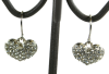 (image for) Swarovski Silver Heart Pierced Earring