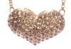 (image for) Swarovski Pink Heart Necklace