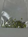 (image for) Yellow rhinestones, 3mm wide, approximately 100 pieces (sold in odd quantities)