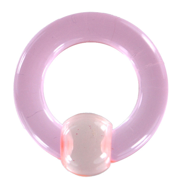 Acrylic Body Pierced Earring 4G Pink - Click Image to Close