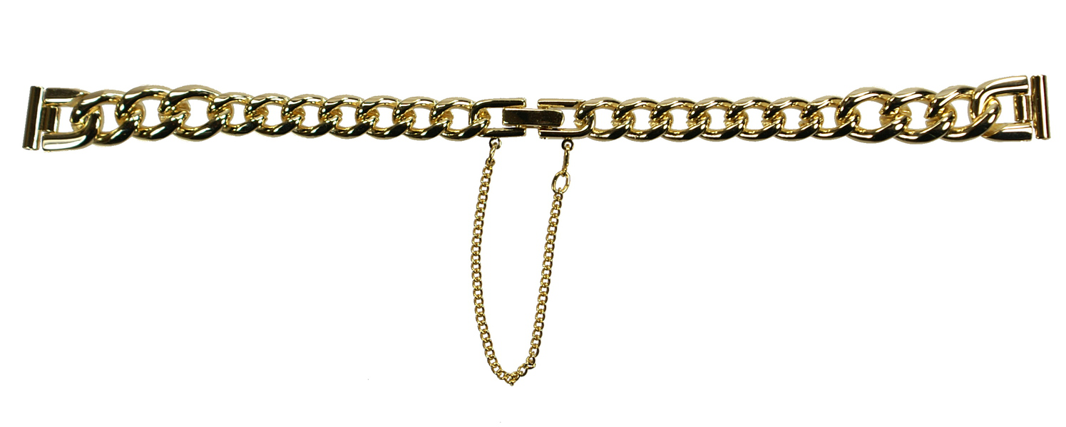Snake gold plated brass material watch belt 10mm