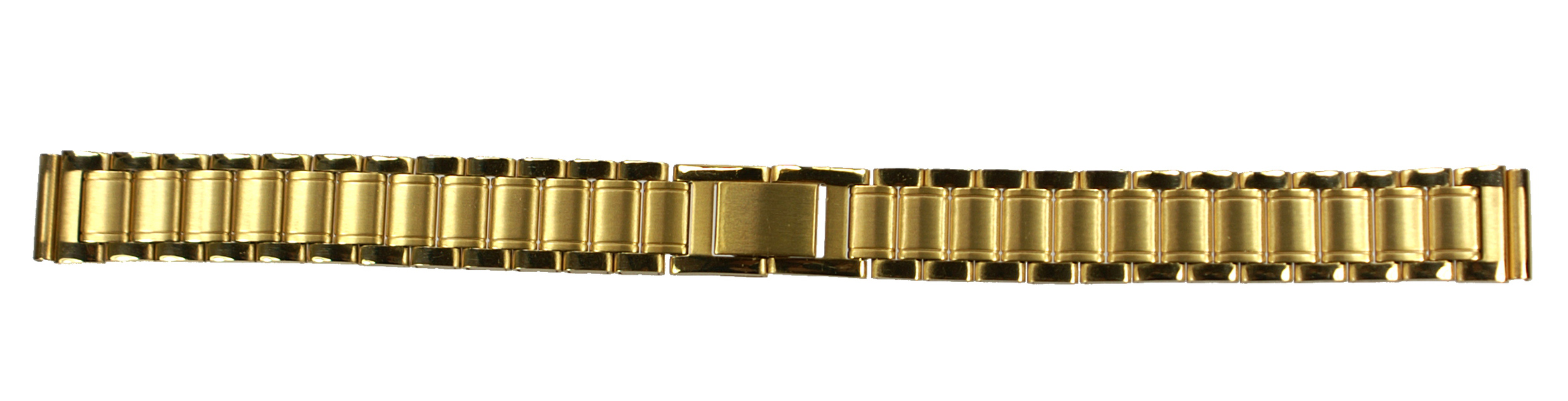 Snake Gold plated Stainless material watch belt 12mm