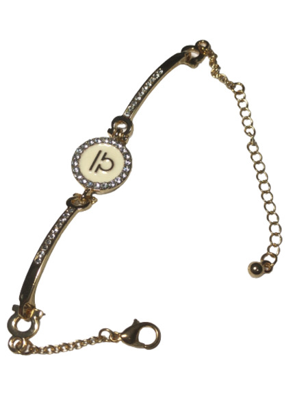 Popular Gold Women's Bracelet Accessories Clear Zirconia Fashionable Adjuster 8cm 18K Plated