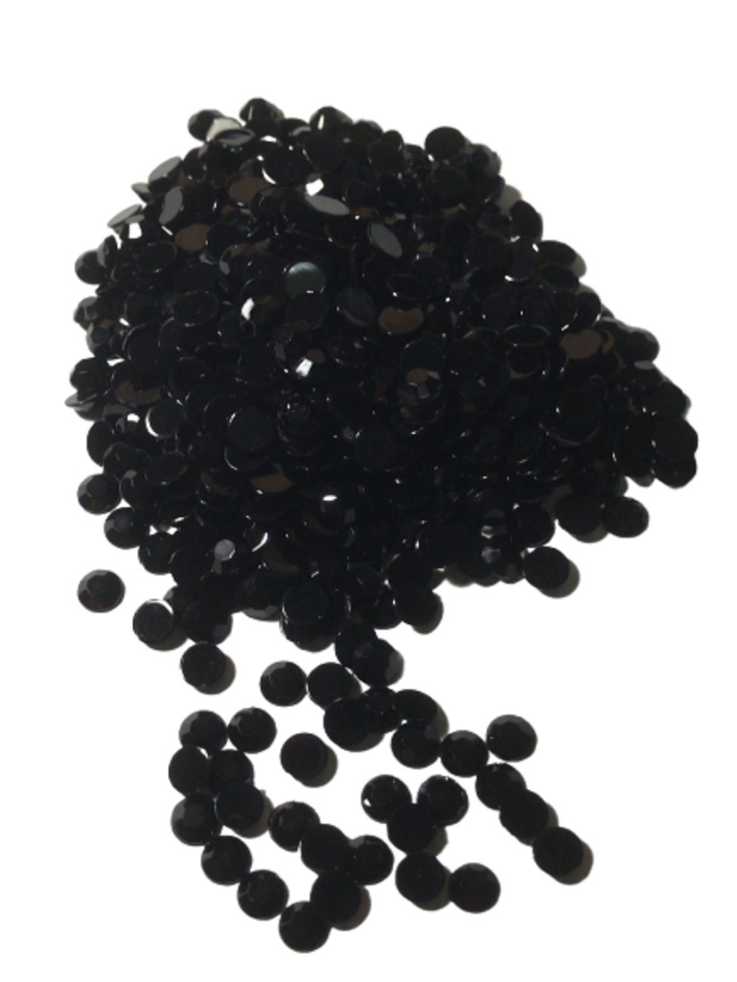 5mm Acrylic Stone for Deco 2000drops Black - Click Image to Close