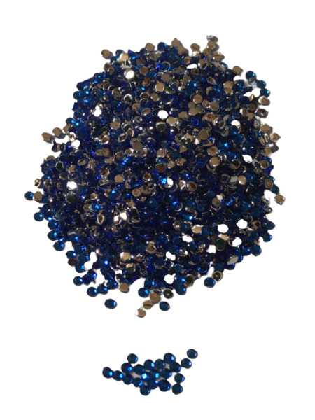 1.5mm Acrylic Stone for Deco 2000drops Blue - Click Image to Close