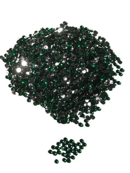 1.5mm Acrylic Stone for Deco 2000drops Green - Click Image to Close