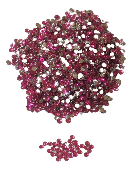 1.5mm Acrylic Stone for Deco 2000drops Pink