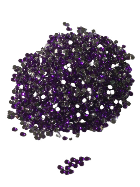 1.5mm Acrylic Stone for Deco 2000drops Purple - Click Image to Close