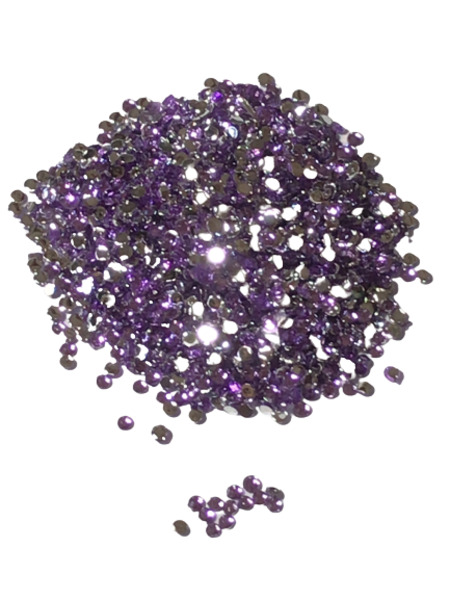 1.5mm Acrylic Stone for Deco 2000drops Right Purple - Click Image to Close