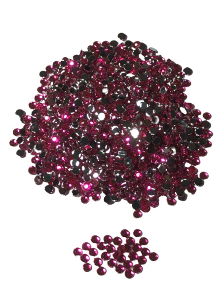 2mm Acrylic Stone for Deco 2000drops Pink - Click Image to Close