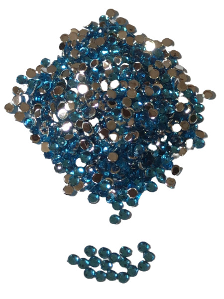 2mm Acrylic Stone for Deco 2000drops Right Blue - Click Image to Close
