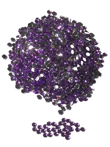2mm Acrylic Stone for Deco 2000drops Right Purple - Click Image to Close