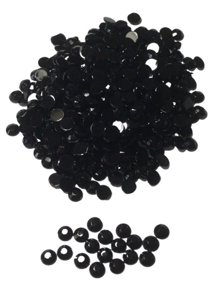 4mm Acrylic Stone for Deco 2000drops Black